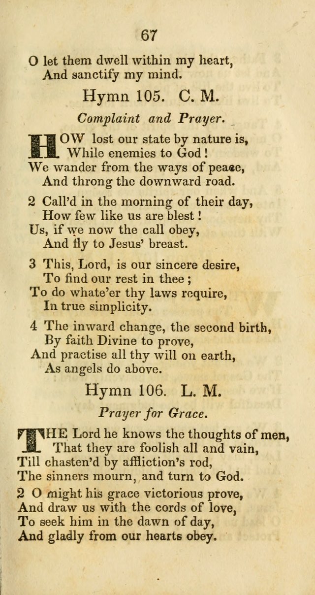 Selection of Hymns for the Sunday School Union of the Methodist Episcopal Church page 67