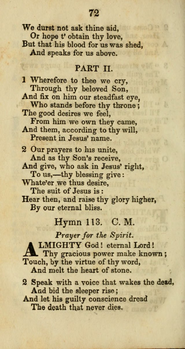 Selection of Hymns for the Sunday School Union of the Methodist Episcopal Church page 72