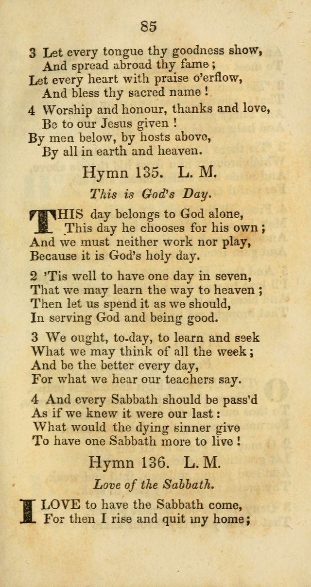 Selection of Hymns for the Sunday School Union of the Methodist Episcopal Church page 85