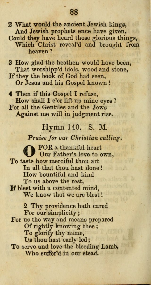 Selection of Hymns for the Sunday School Union of the Methodist Episcopal Church page 88