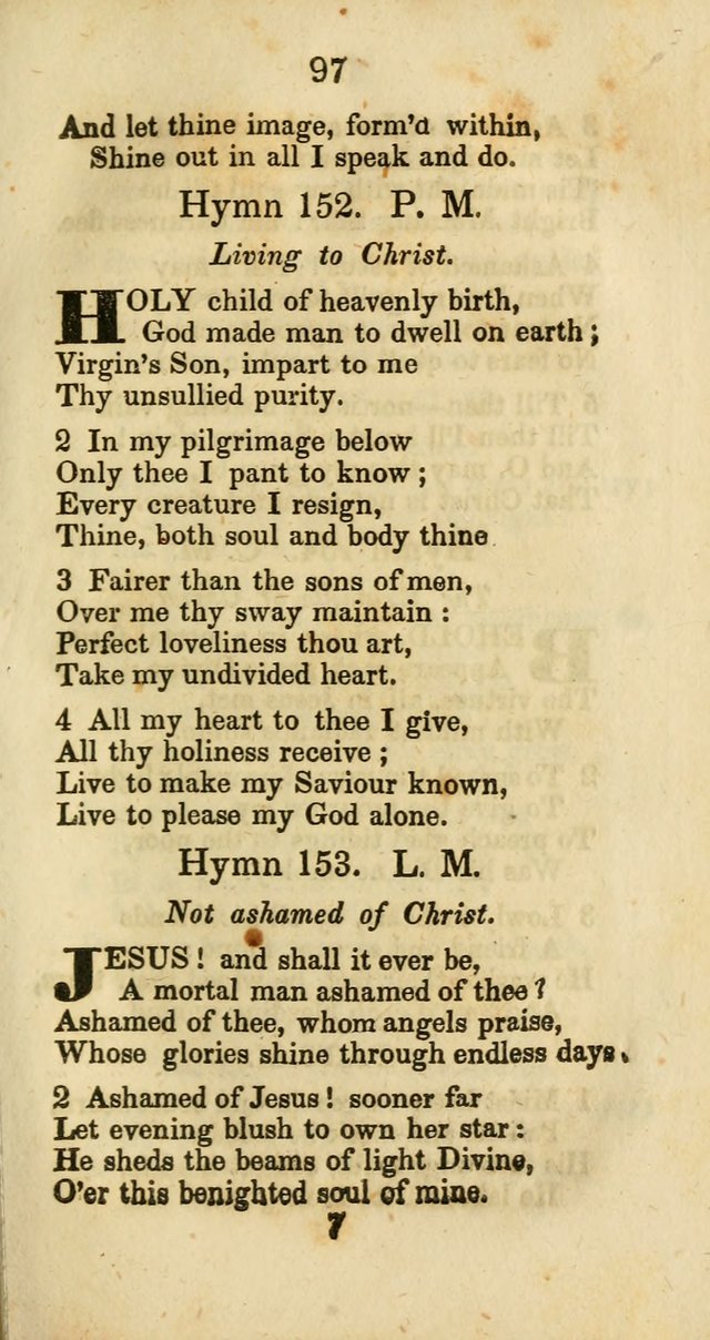 Selection of Hymns for the Sunday School Union of the Methodist Episcopal Church page 97