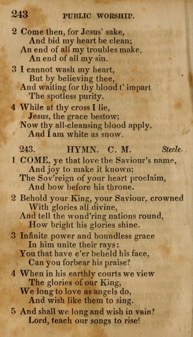 Social Hymns, and Spiritual Songs: adapted to private and public worship, selected from various authors page 166