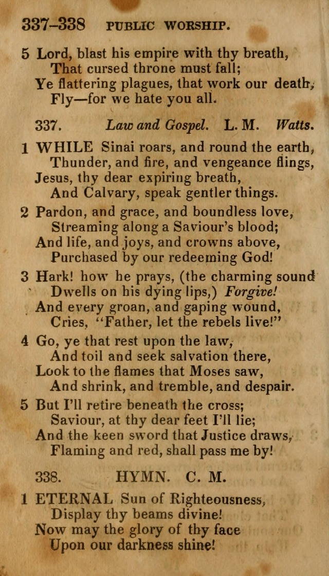 Social Hymns, and Spiritual Songs: adapted to private and public worship, selected from various authors page 232
