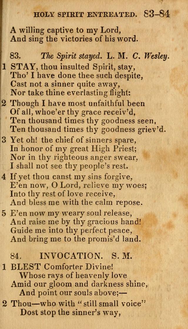 Social Hymns, and Spiritual Songs: adapted to private and public worship, selected from various authors page 63