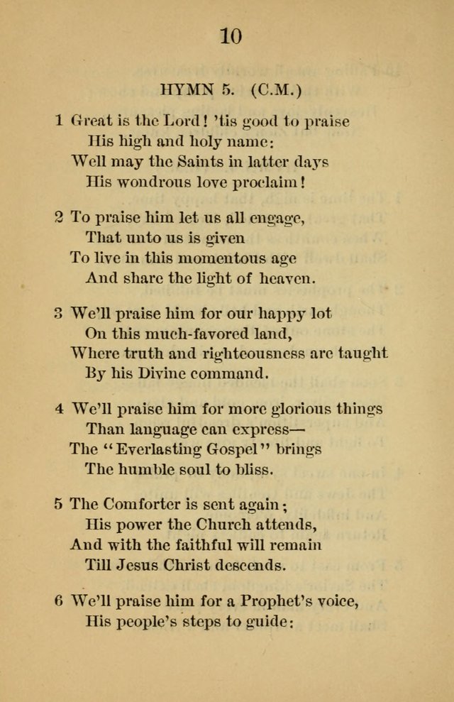 Sacred Hymns and Spiritual Songs, for the Church of Jesus Christ of Latter-Day Saints. (14th ed.) page 13