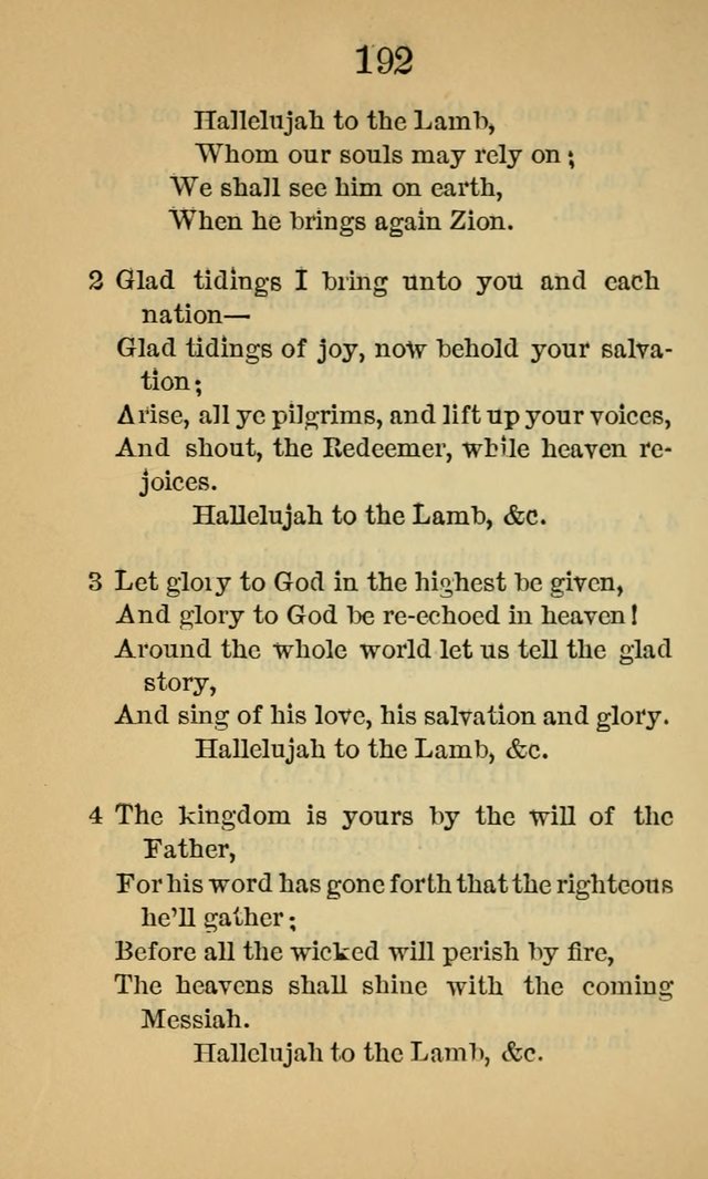 Sacred Hymns and Spiritual Songs, for the Church of Jesus Christ of Latter-Day Saints. (14th ed.) page 195