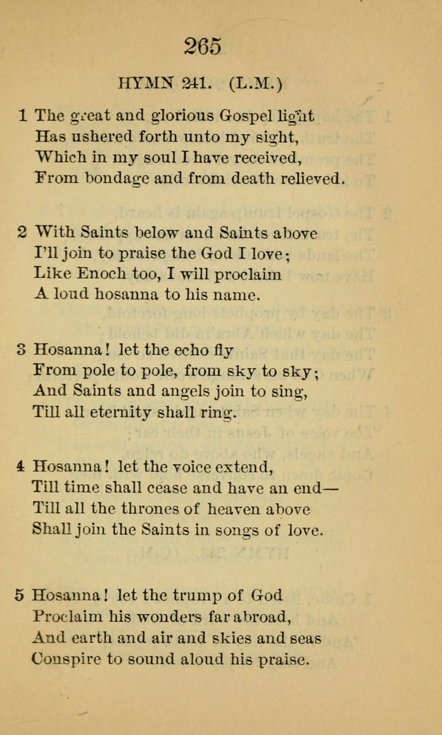 Sacred Hymns and Spiritual Songs, for the Church of Jesus Christ of Latter-Day Saints. (14th ed.) page 268