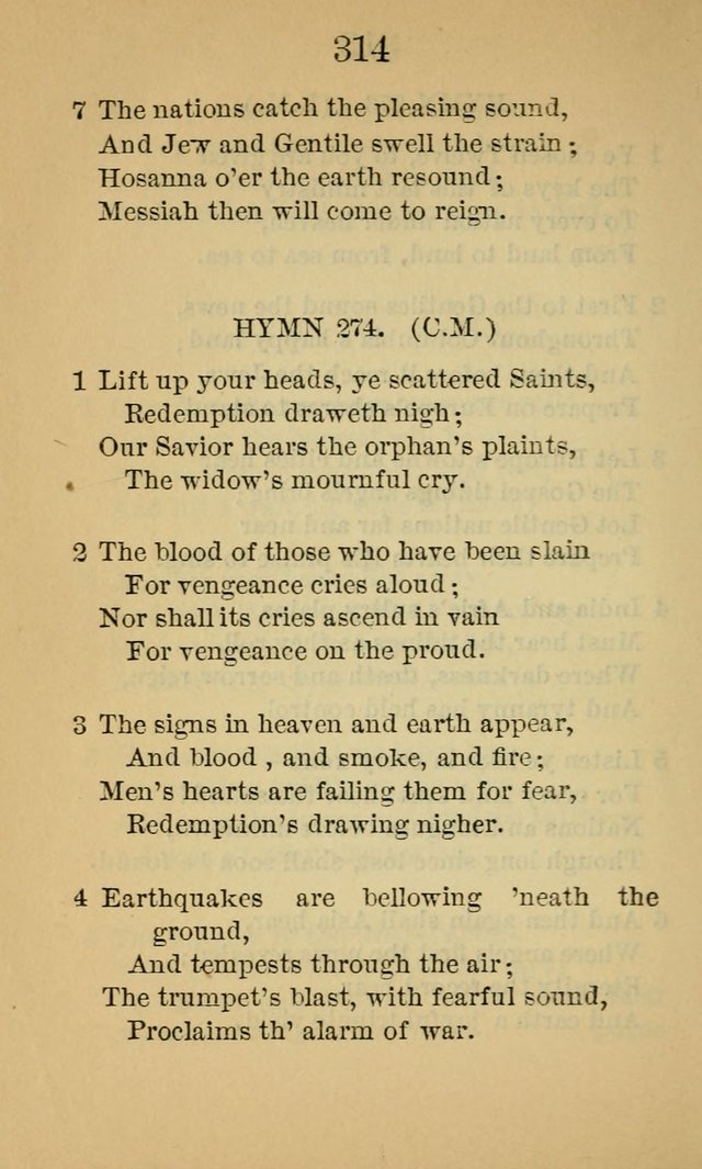 Sacred Hymns and Spiritual Songs, for the Church of Jesus Christ of Latter-Day Saints. (14th ed.) page 317