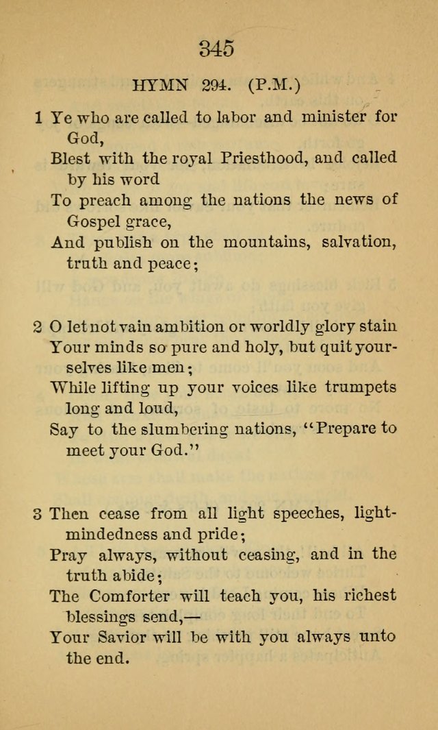 Sacred Hymns and Spiritual Songs, for the Church of Jesus Christ of Latter-Day Saints. (14th ed.) page 348