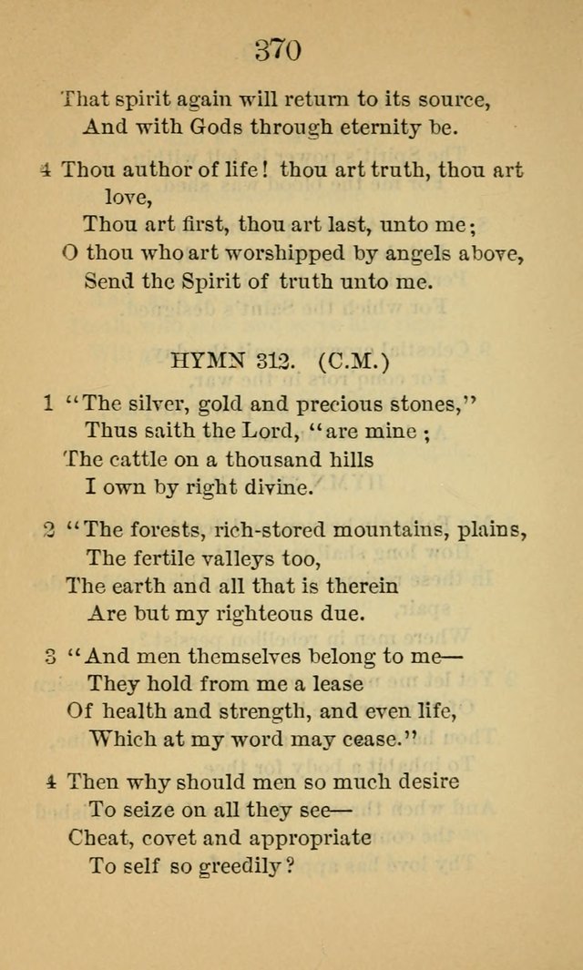 Sacred Hymns and Spiritual Songs, for the Church of Jesus Christ of Latter-Day Saints. (14th ed.) page 373
