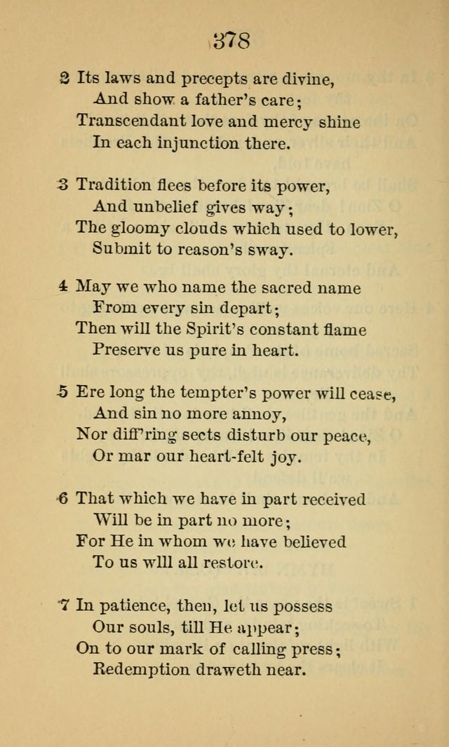 Sacred Hymns and Spiritual Songs, for the Church of Jesus Christ of Latter-Day Saints. (14th ed.) page 381