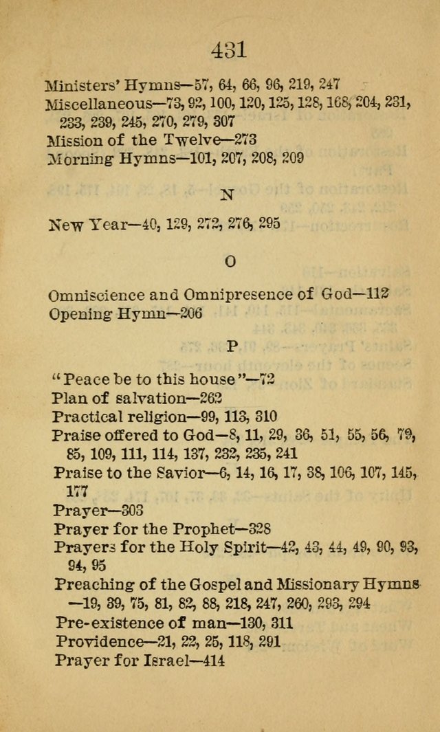Sacred Hymns and Spiritual Songs, for the Church of Jesus Christ of Latter-Day Saints. (14th ed.) page 434