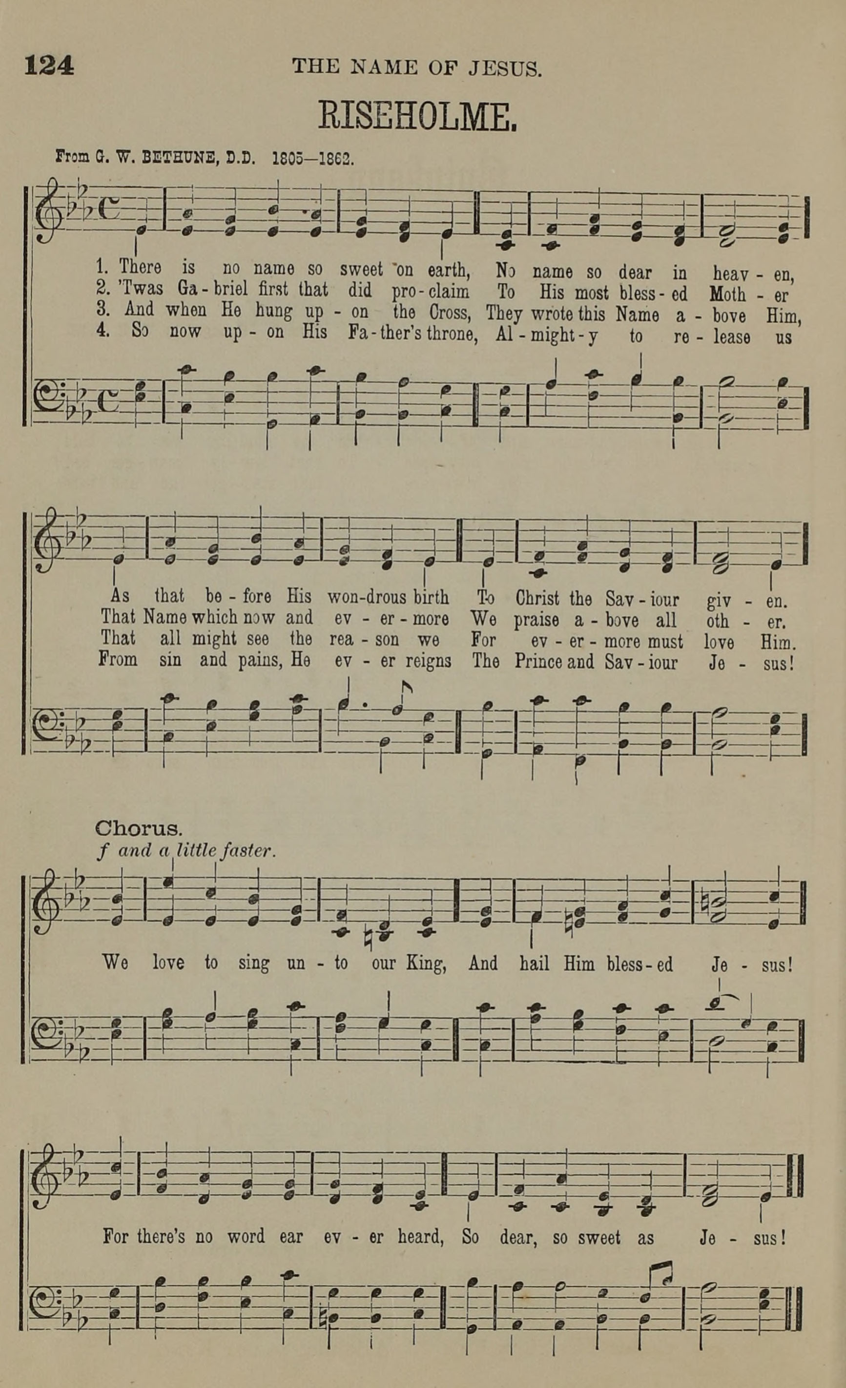 Service and Hymns for Sunday Schools page 122