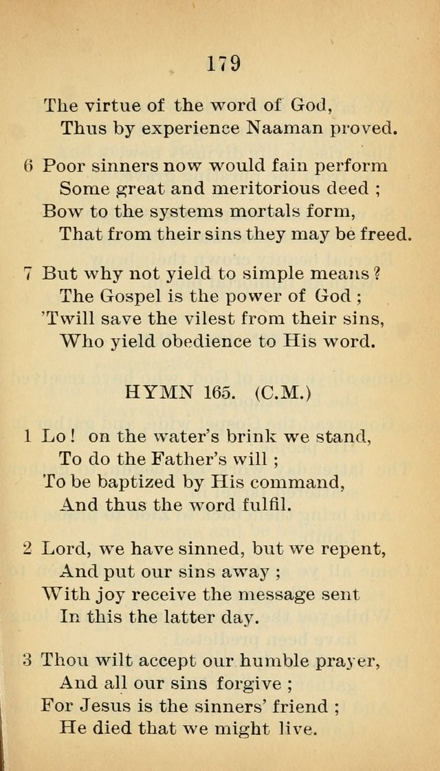 Sacred Hymns and Spiritual Songs for the Church of Jesus Christ of Latter-Day Saints (20th ed.) page 179