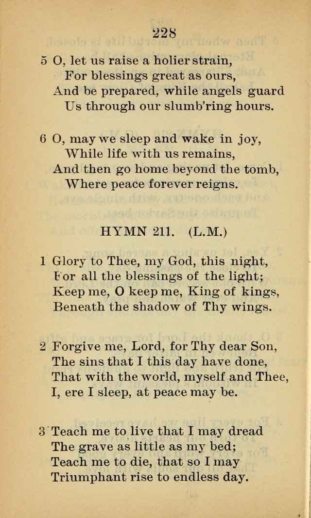 Sacred Hymns and Spiritual Songs for the Church of Jesus Christ of Latter-Day Saints (20th ed.) page 228