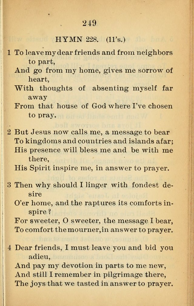 Sacred Hymns and Spiritual Songs for the Church of Jesus Christ of Latter-Day Saints (20th ed.) page 249