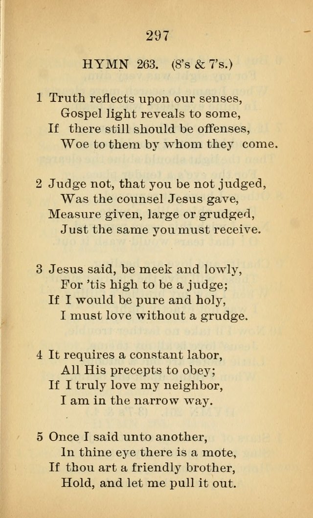 Sacred Hymns and Spiritual Songs for the Church of Jesus Christ of Latter-Day Saints (20th ed.) page 297