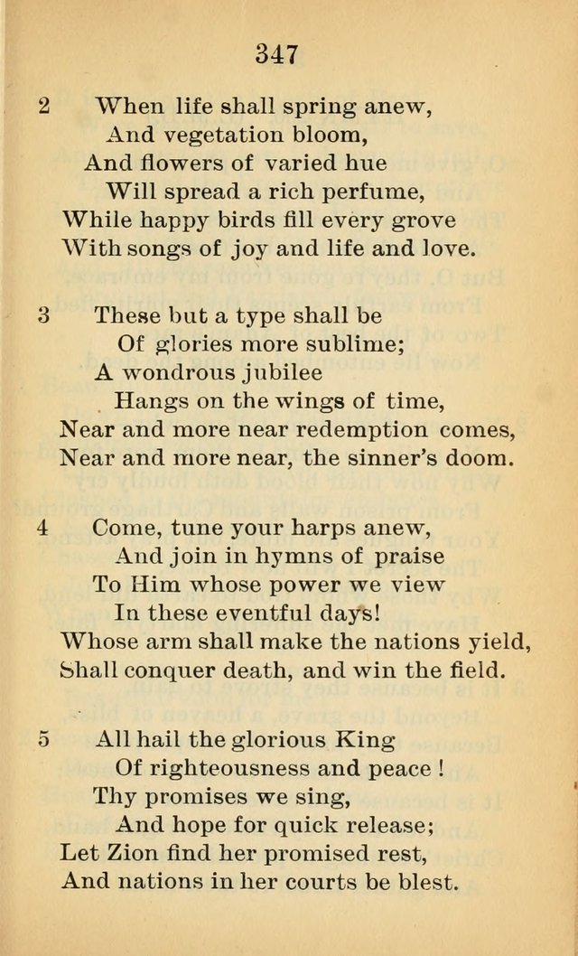 Sacred Hymns and Spiritual Songs for the Church of Jesus Christ of Latter-Day Saints (20th ed.) page 347