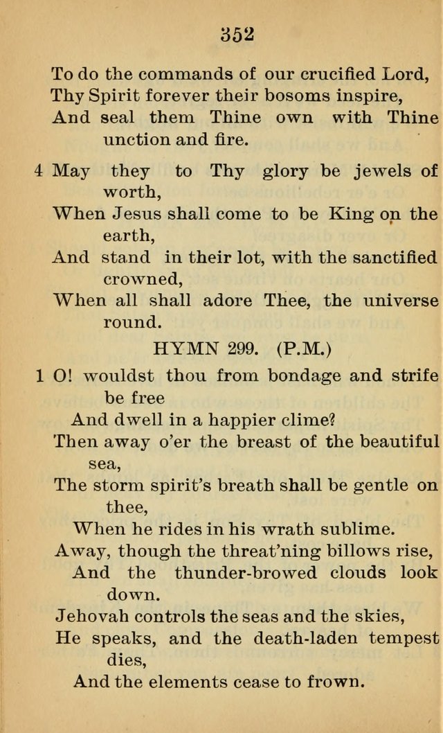 Sacred Hymns and Spiritual Songs for the Church of Jesus Christ of Latter-Day Saints (20th ed.) page 352