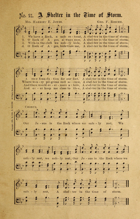 Sabbath Hymns: for the Sabbath School and young peoples socities (second ed.) page 21