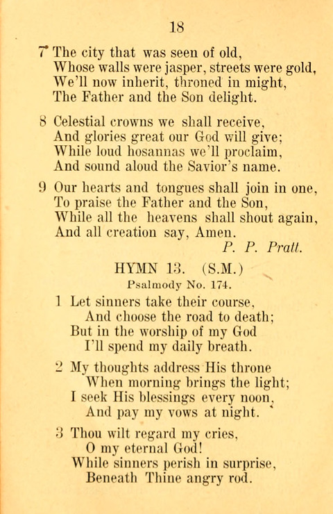 Sacred Hymns and Spiritual Songs: for the Church of Jesus Christ of Latter-Day Saints. 24th ed. page 14