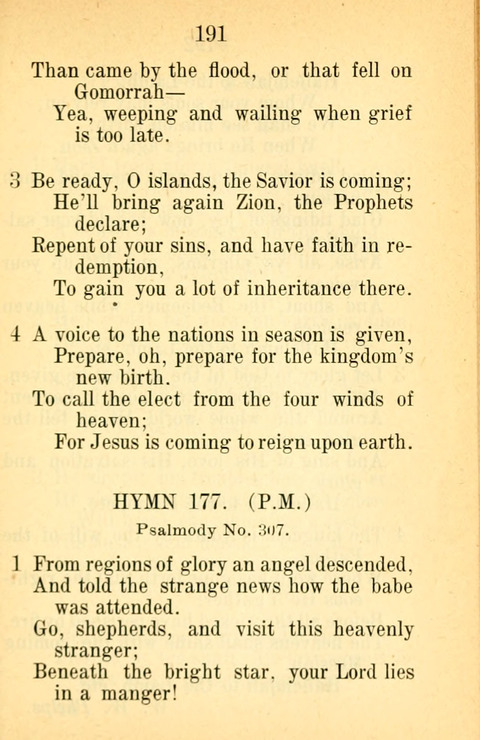 Sacred Hymns and Spiritual Songs: for the Church of Jesus Christ of Latter-Day Saints. 24th ed. page 185