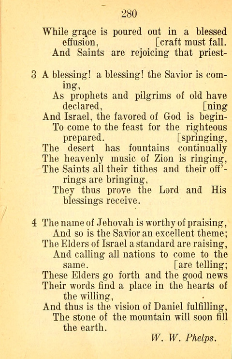 Sacred Hymns and Spiritual Songs: for the Church of Jesus Christ of Latter-Day Saints. 24th ed. page 276