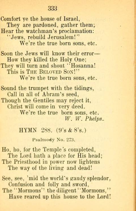 Sacred Hymns and Spiritual Songs: for the Church of Jesus Christ of Latter-Day Saints. 24th ed. page 329