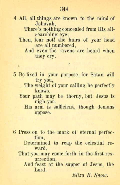 Sacred Hymns and Spiritual Songs: for the Church of Jesus Christ of Latter-Day Saints. 24th ed. page 340