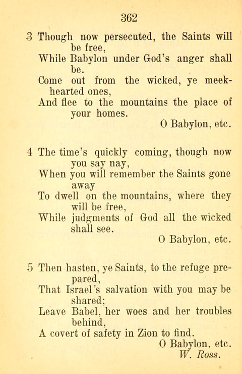 Sacred Hymns and Spiritual Songs: for the Church of Jesus Christ of Latter-Day Saints. 24th ed. page 358