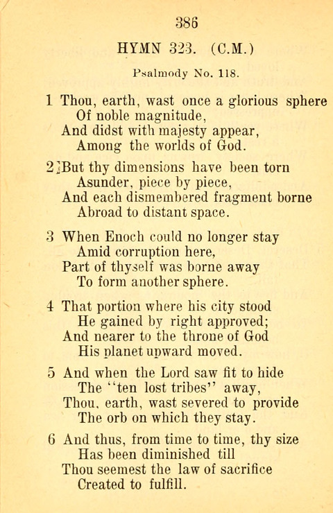 Sacred Hymns and Spiritual Songs: for the Church of Jesus Christ of Latter-Day Saints. 24th ed. page 382