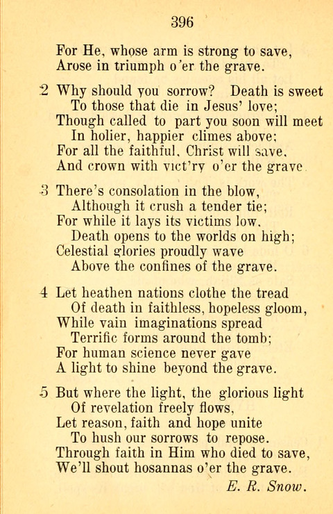 Sacred Hymns and Spiritual Songs: for the Church of Jesus Christ of Latter-Day Saints. 24th ed. page 392