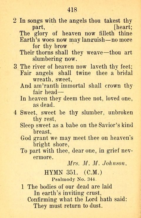 Sacred Hymns and Spiritual Songs: for the Church of Jesus Christ of Latter-Day Saints. 24th ed. page 414