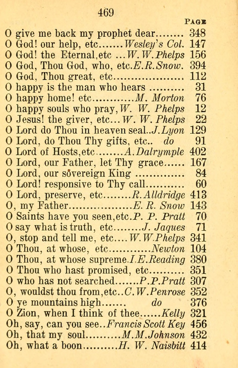 Sacred Hymns and Spiritual Songs: for the Church of Jesus Christ of Latter-Day Saints. 24th ed. page 465