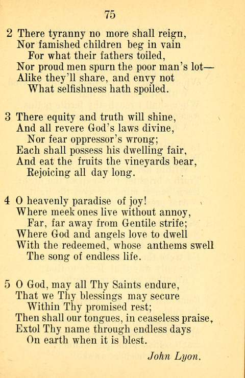 Sacred Hymns and Spiritual Songs: for the Church of Jesus Christ of Latter-Day Saints. 24th ed. page 71