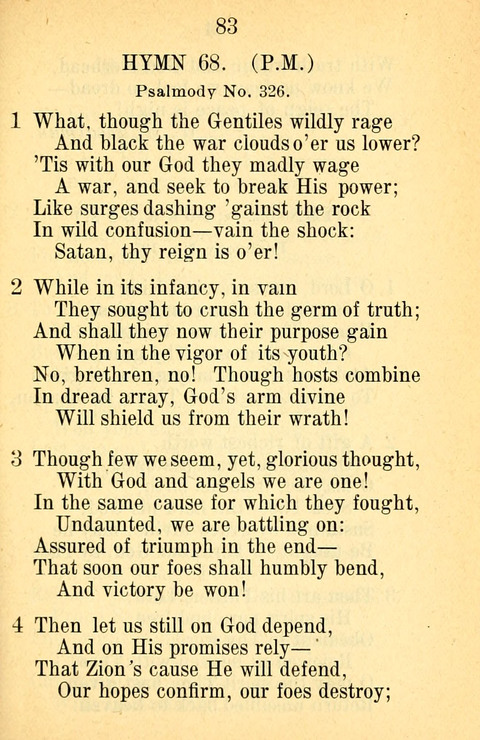 Sacred Hymns and Spiritual Songs: for the Church of Jesus Christ of Latter-Day Saints. 24th ed. page 79