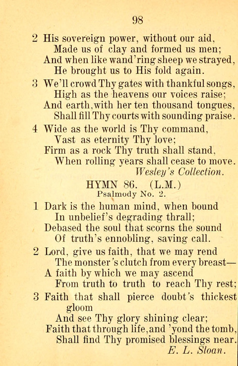 Sacred Hymns and Spiritual Songs: for the Church of Jesus Christ of Latter-Day Saints. 24th ed. page 94