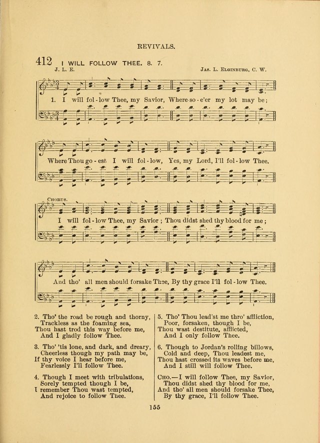 Sacred Hymns and Tunes: designed to be used by the Wesleyan Methodist Connection (or Church) of America page 155