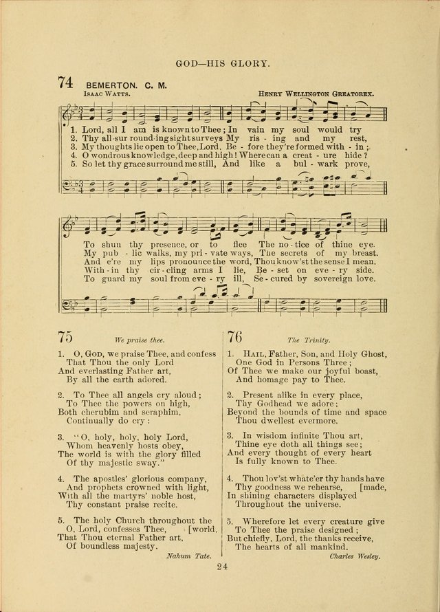 Sacred Hymns and Tunes: designed to be used by the Wesleyan Methodist Connection (or Church) of America page 24