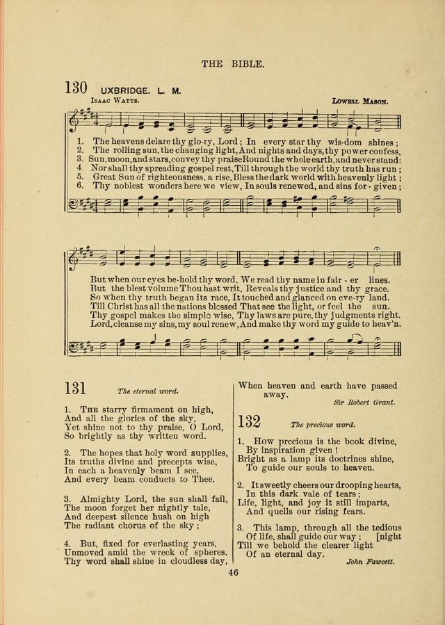 Sacred Hymns and Tunes: designed to be used by the Wesleyan Methodist Connection (or Church) of America page 46