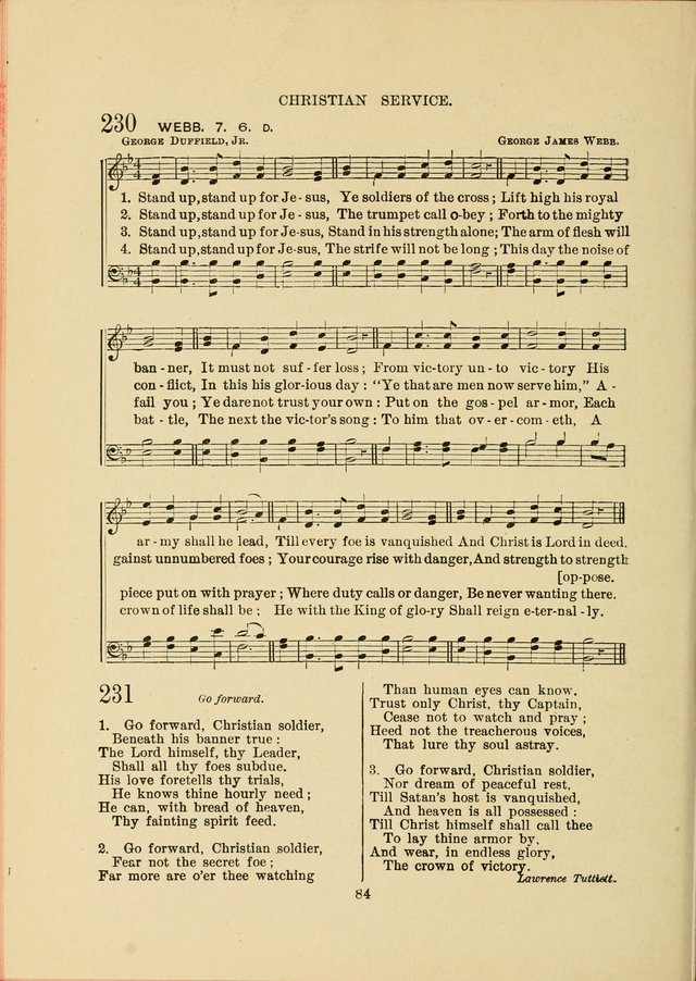Sacred Hymns and Tunes: designed to be used by the Wesleyan Methodist Connection (or Church) of America page 84