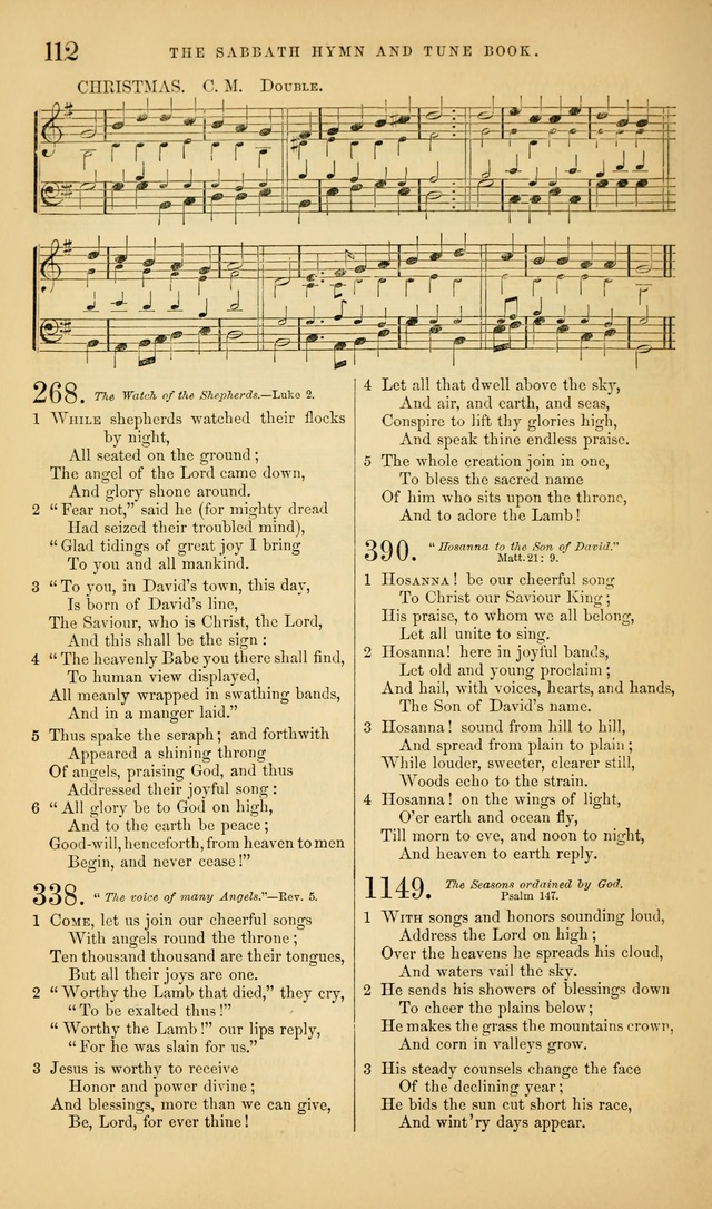 The Sabbath Hymn and Tune Book: for the service of song in the house of  the Lord page 114