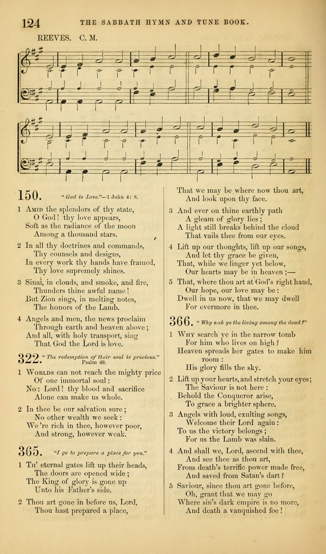 The Sabbath Hymn and Tune Book: for the service of song in the house of  the Lord page 126