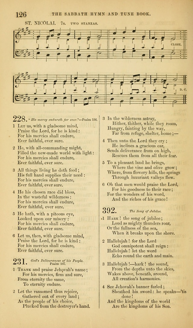The Sabbath Hymn and Tune Book: for the service of song in the house of  the Lord page 128