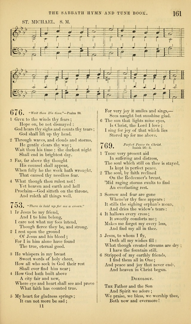 The Sabbath Hymn and Tune Book: for the service of song in the house of  the Lord page 163