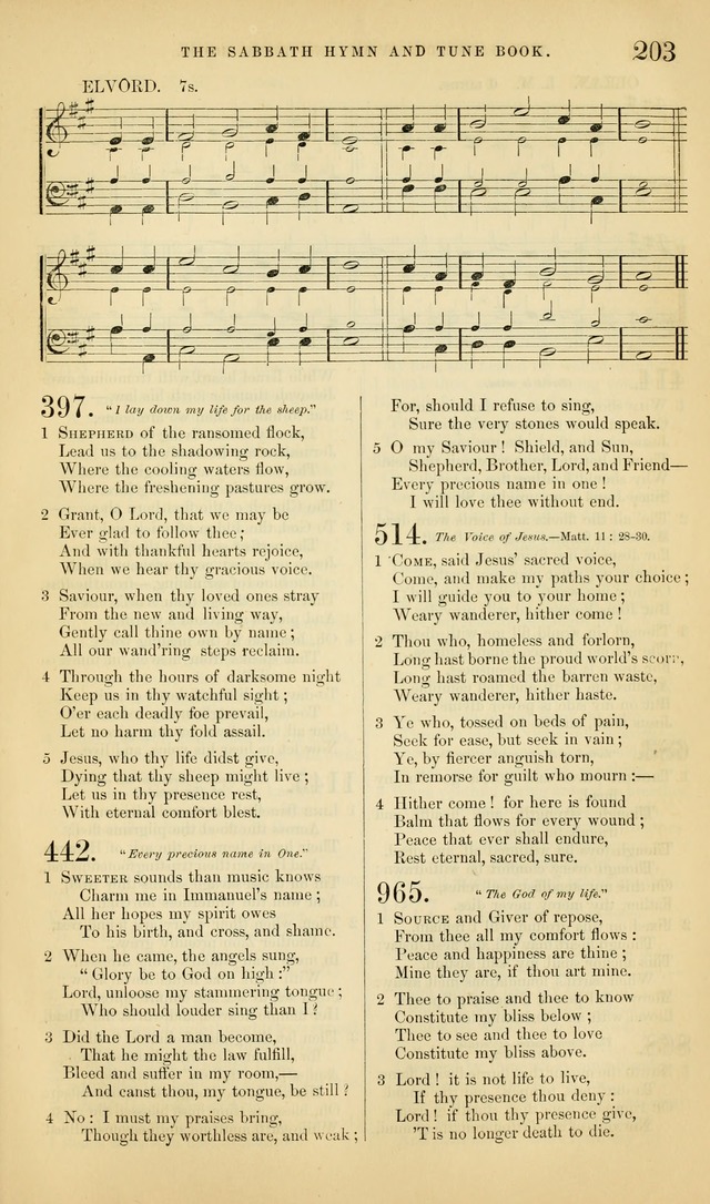 The Sabbath Hymn and Tune Book: for the service of song in the house of  the Lord page 205