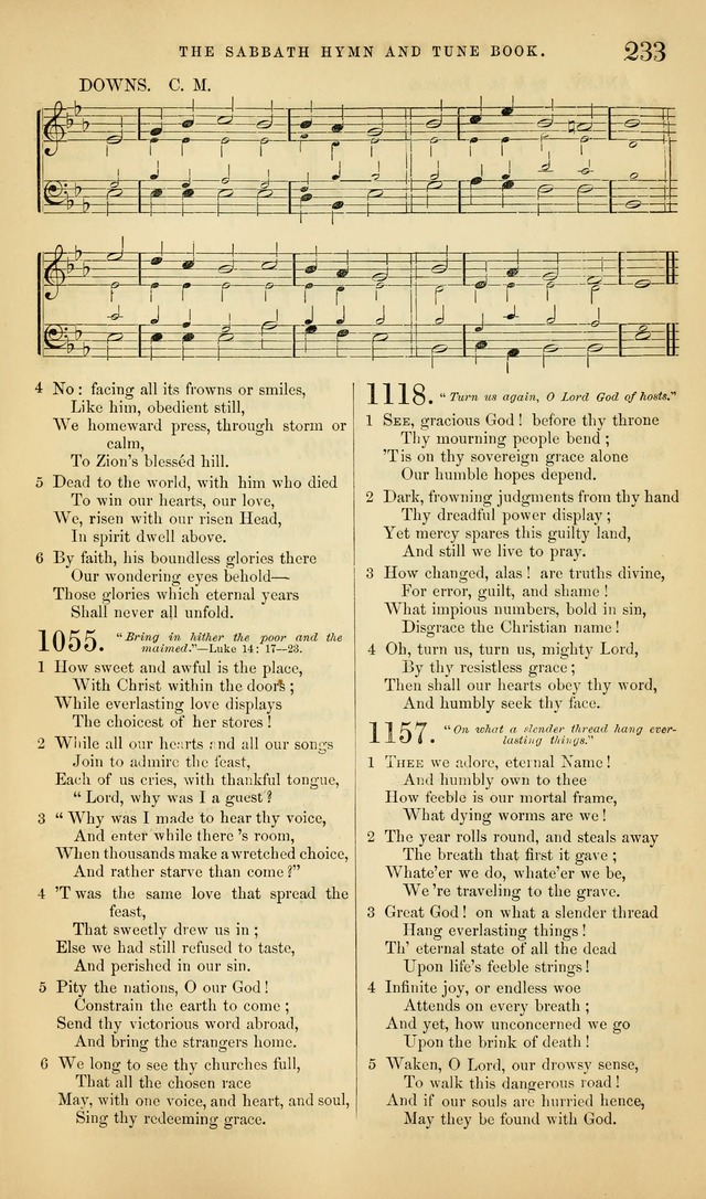 The Sabbath Hymn and Tune Book: for the service of song in the house of  the Lord page 235