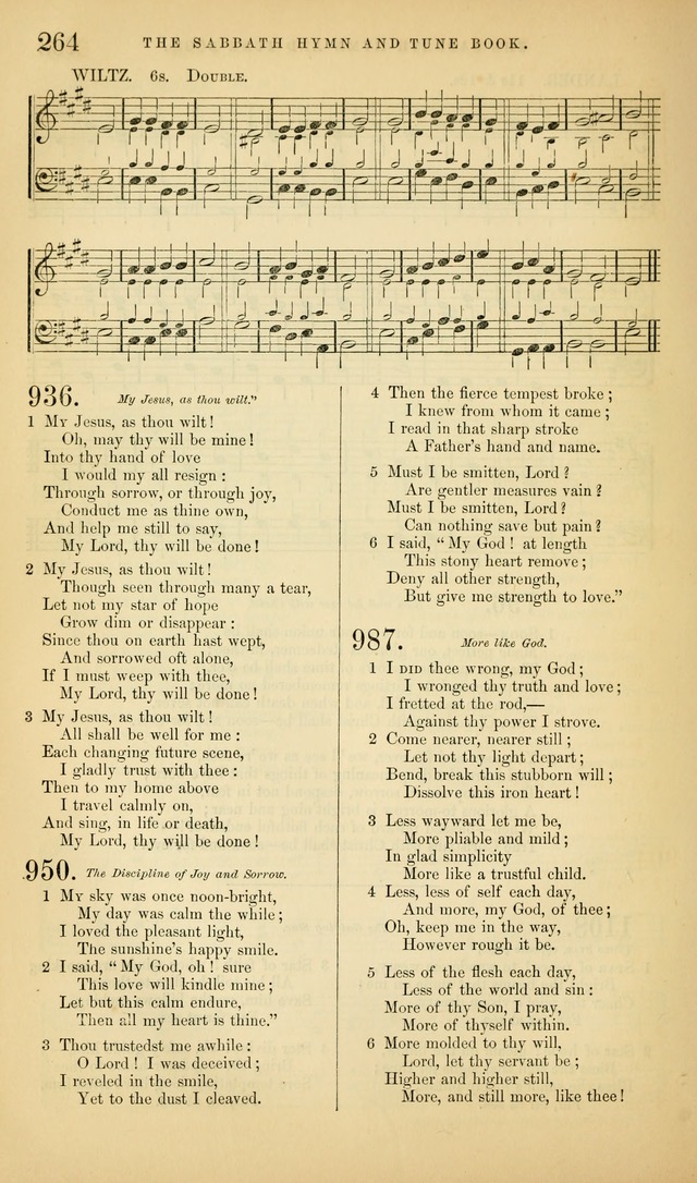 The Sabbath Hymn and Tune Book: for the service of song in the house of  the Lord page 266