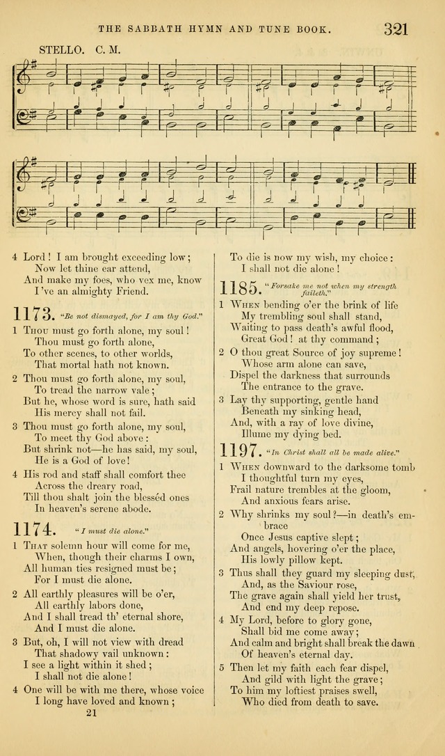 The Sabbath Hymn and Tune Book: for the service of song in the house of  the Lord page 323