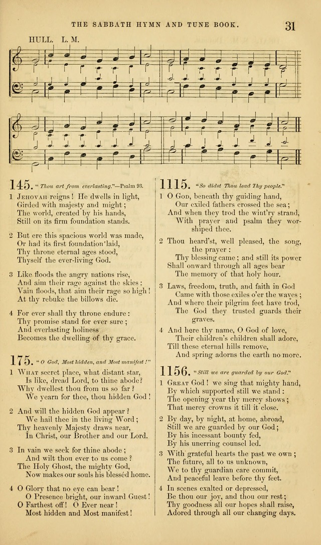 The Sabbath Hymn and Tune Book: for the service of song in the house of  the Lord page 33